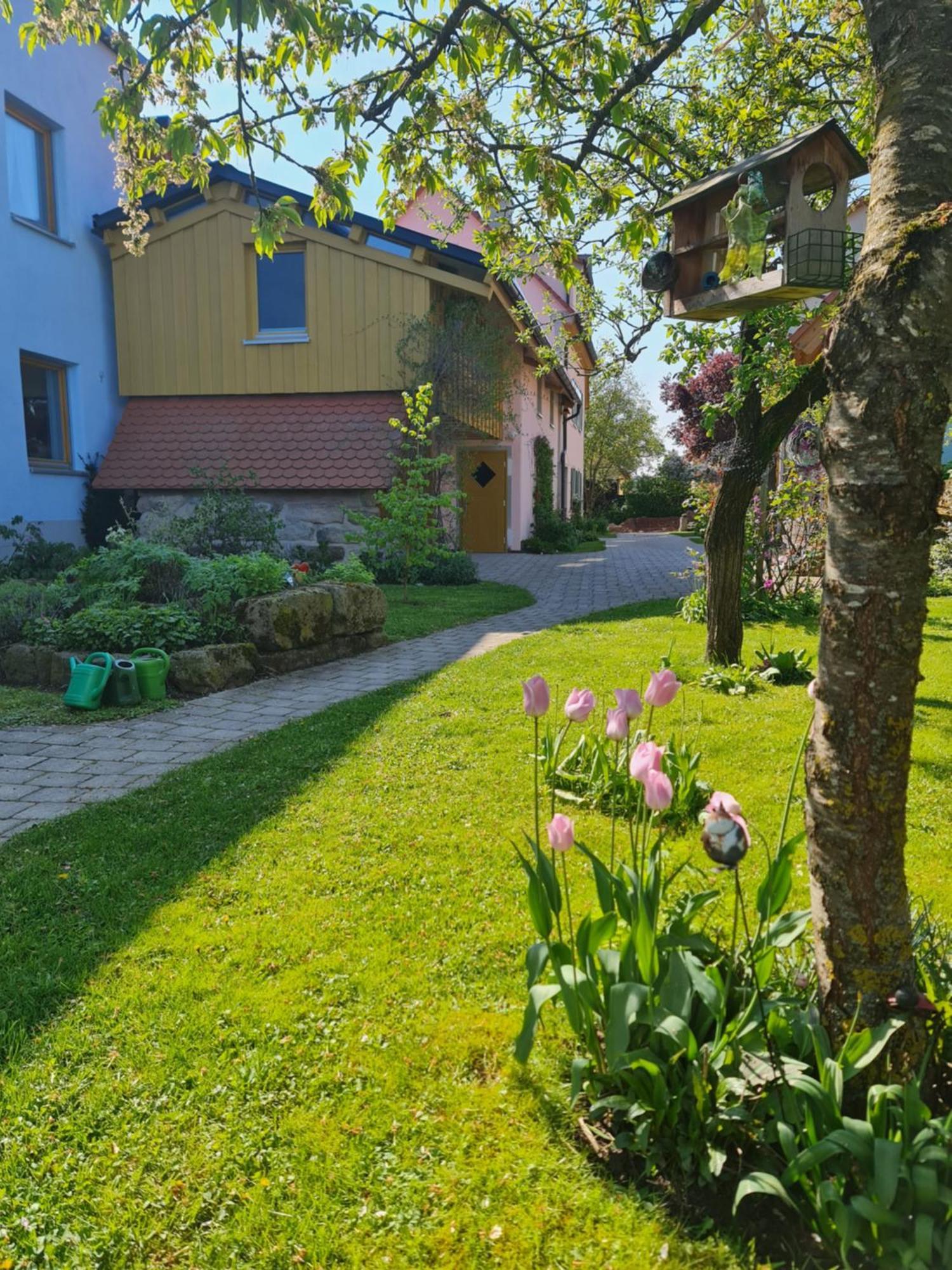 Ferienwohnung Wiesenhof Neuhof an der Zenn Bagian luar foto